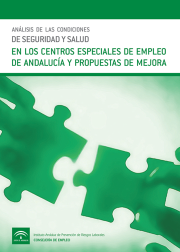 Portada de publicación con piezas de puzzle verdes