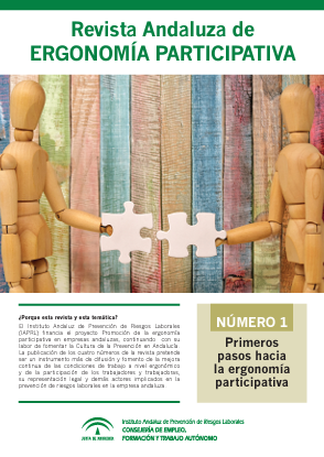 Portada de publicación con títeres sujetando piezas de puzzle