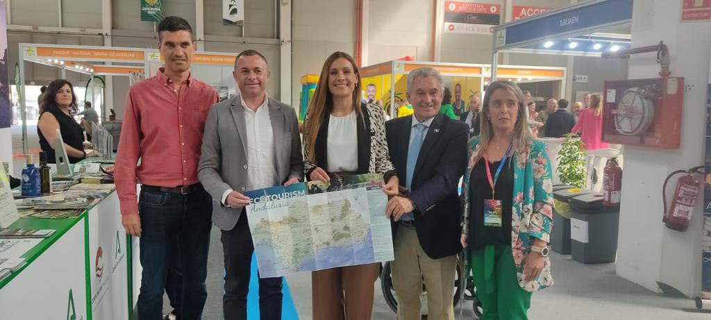 El director general de Espacios Naturales Protegidos en al Feria Internacional de Turismo Tierra Adentro.