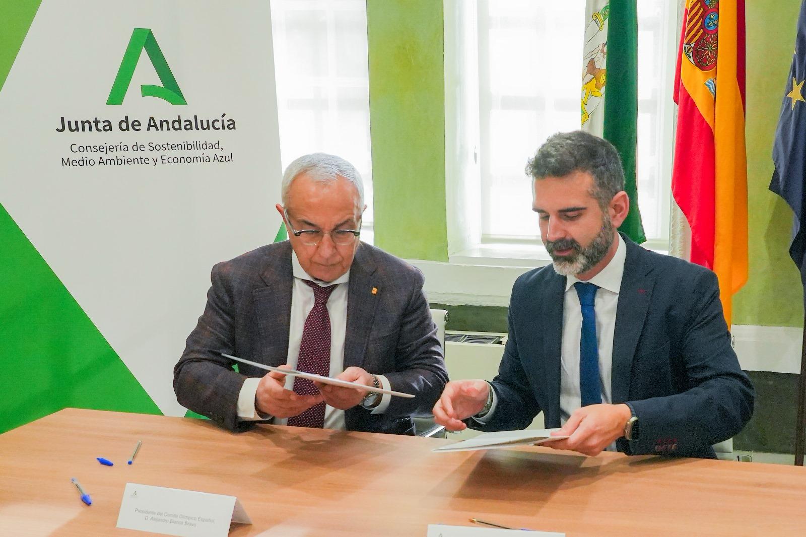 Firma protocolo Sostenibilidad y COE