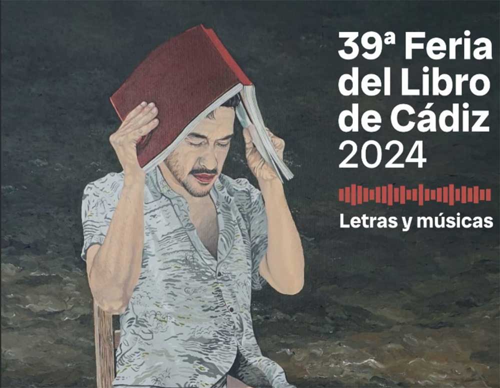 Cartel de la Feria del Libro de Cádiz 2024