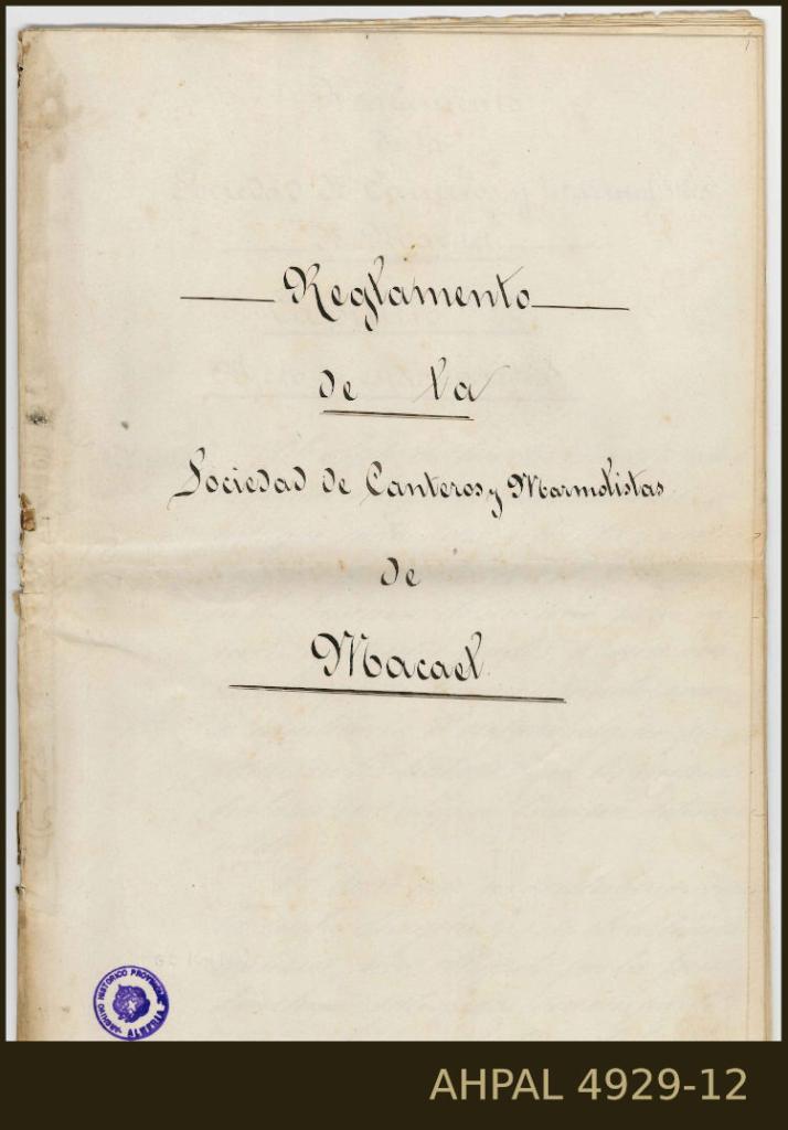 Canteros y marmolistas de Macael (1898)